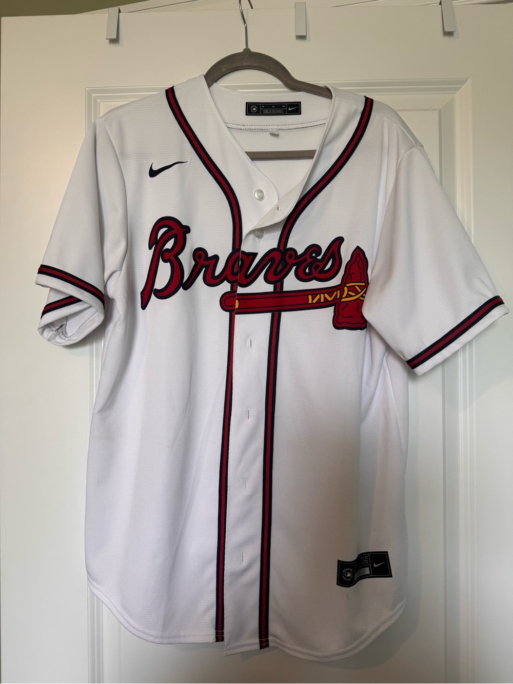 Nike Embroidered Atlanta Braves Baseball Jersey